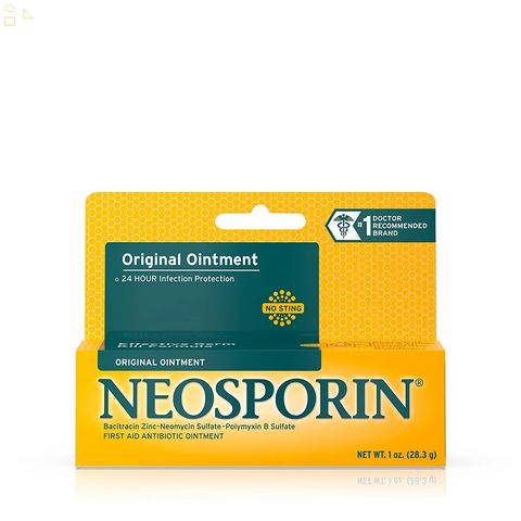 Neosporin Original Antibiotic Ointment, 24-Hour Infection Prevention for Minor Wound, 1 Oz