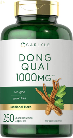 Dong Quai Capsules | 1000Mg | 250 Count | Non-Gmo and Gluten Free Supplement | Traditional Herb