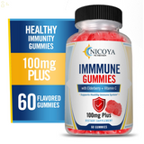 Daily Immune Support Supplement Gummies, with Elderberry, Vitamin C & Zinc