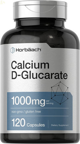 Calcium D-Glucarate 1000Mg | 120 Capsules | Non-Gmo, Gluten Free Supplement | by