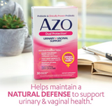 AZO Dual Protection Urinary and Vaginal Support*, Prebiotic and Probiotic Blend, 30 Count