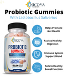 Probiotic Gummies Extra Strength 1 Billion Cells Gas, Digestion, Bloating Relief