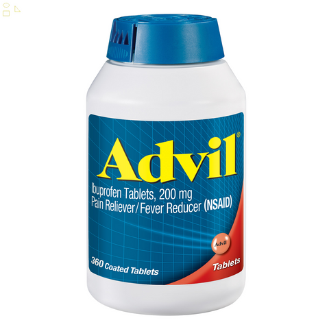 Advil Ibuprofen 200 Mg., Pain Reliever And Fever Reducer, 360 Tablets