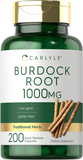 Burdock Root | 1000 Mg | 200 Capsules | Non-Gmo and Gluten Free Formula | Traditional Herb Supplement 