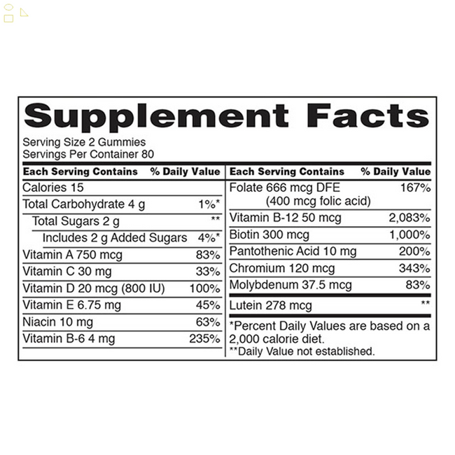 Kirkland Signature Adult Multivitamin, 320 Gummies