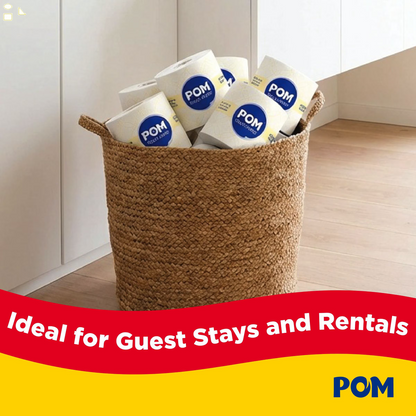 POM 2-Ply Toilet Paper 45 Rolls, 473 Sheets/Roll