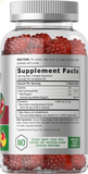 Cranberry Gummies | Vegan, Non-Gmo, and Gluten Free Supplement | High Potency Extract Formula | by