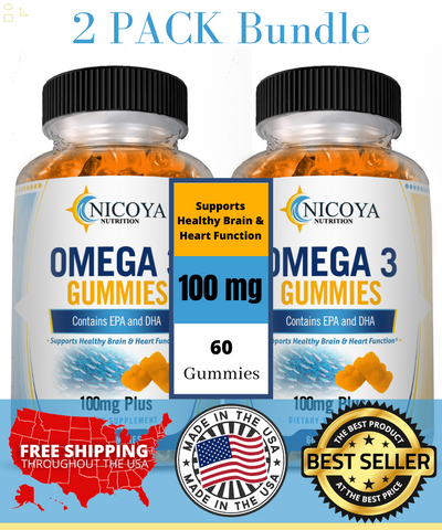 Omega 3 Fish Oil Gummies Joint Support & Joint Pain Relief Gummy - 2 Pack