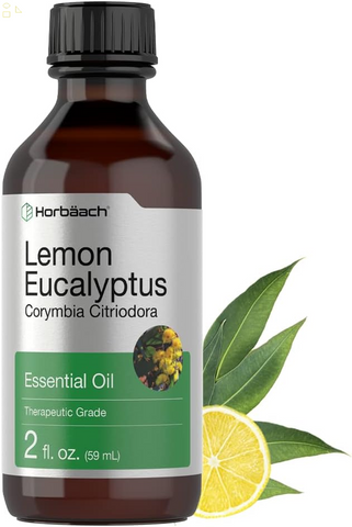 Lemon Eucalyptus Essential Oil | 2 Oz | for Massage, Bath, Diffuser, DIY Projects & More | from Lemon Eucalyptus Plant | by