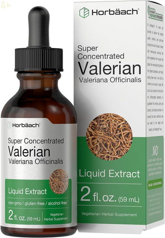 Valerian Root Extract Drops | 2 Fl Oz | Alcohol Free | Vegetarian, Non- GMO Gluten Free Liquid | by
