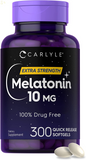 Melatonin 10Mg | 300 Softgels | for Adults | Non-Gmo, Gluten Free Supplement