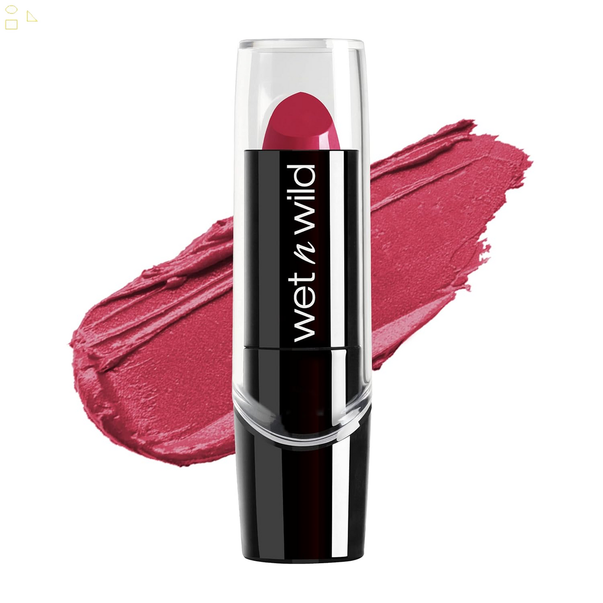 Wet N Wild Silk Finish Lipstick, Hydrating Rich Buildable Lip Color, Formulated with Vitamins AE, & Macadamia for Ultimate Hydration, Cruelty-Free & Vegan - Dark Pink Frost