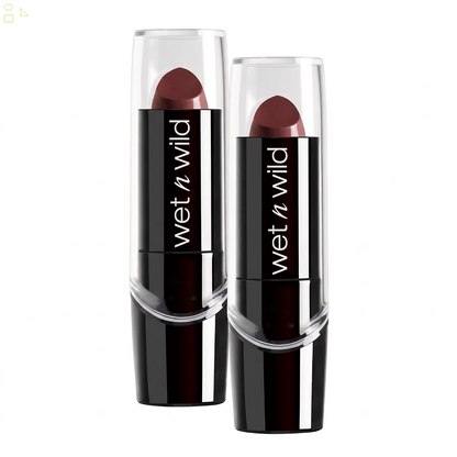 Wet N Wild Silk Finish Lipstick, Hydrating Rich Buildable Lip Color, Formulated with Vitamins AE, & Macadamia for Ultimate Hydration, Cruelty-Free & Vegan - Dark Pink Frost