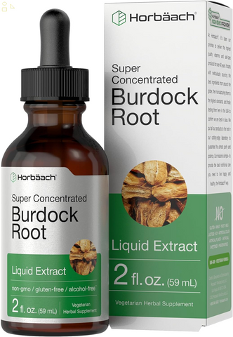 Burdock Root Tincture | 2 Fl Oz | Alcohol Free | Vegetarian, Non-Gmo & Gluten Free Liquid Extract | by