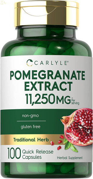 Pomegranate Extract Supplement | Non-Gmo, Gluten Free | Traditional Herb