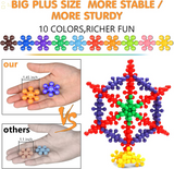 OFFERTOGO 300 Pieces Building Blocks Creativity Puzzle Toys for Preschool Kids Boys and Girls