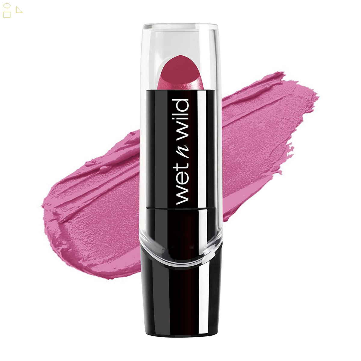 Wet N Wild Silk Finish Lipstick, Hydrating Rich Buildable Lip Color, Formulated with Vitamins AE, & Macadamia for Ultimate Hydration, Cruelty-Free & Vegan - Dark Pink Frost