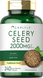 Celery Seed Extract Capsules | 2000Mg | 240 Count | Non-Gmo and Gluten Free Formula | Traditional Herb Supplement