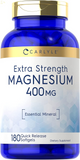 Magnesium Oxide 400Mg | 180 Softgels | Non-Gmo and Gluten Free Formula | by