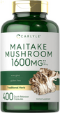 Maitake Mushroom Capsules | 1600Mg | 400 Count | Non-Gmo & Gluten Free Extract | Mushroom Supplement