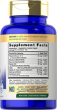 Vitamin B50 Complex | 180 Caplets | Vegetarian, Non-Gmo, Gluten Free