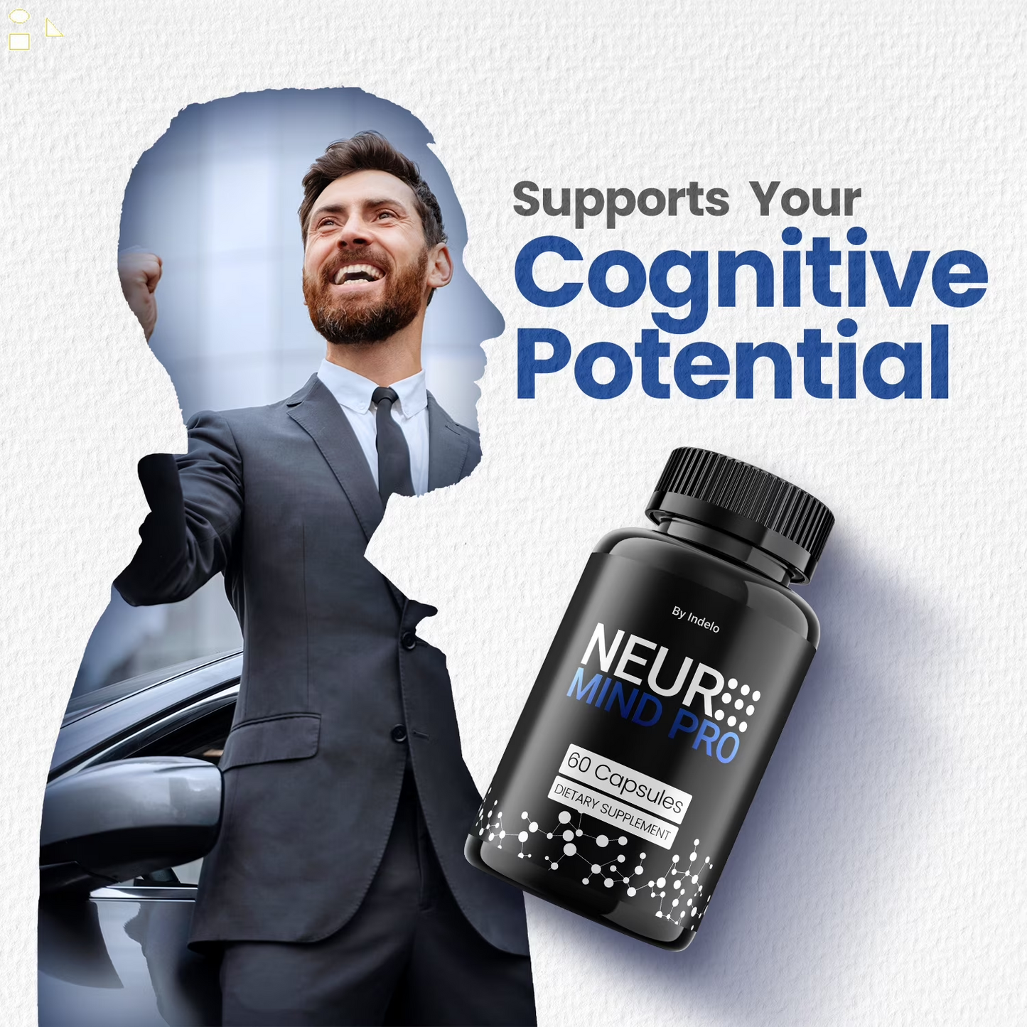 Neuro Mind Pro Capsules – Neuromind Pro Natural Blend Memory Focus Support Supplement, 1 Pack, 60 Capsules