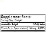 Nature Made Vitamin B12 1000 Mcg., 400 Softgels Support Nervous System