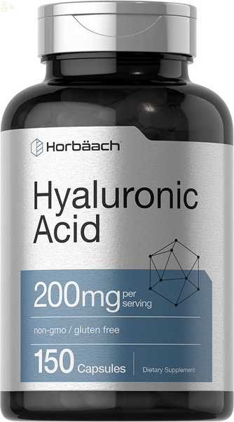 Hyaluronic Acid Supplement | 200 Mg | 150 Capsules | Non-Gmo and Gluten Free Supplement