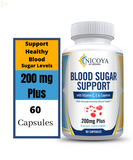 Natural Blood Sugar Support- Regulate, Improve, Maintain Blood Sugar Levels