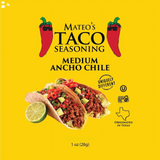 Mateo'S Medium Taco Seasoning Medium Ancho Chile