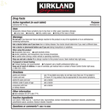 Kirkland Non-Drowsy Cetirizine HCL 10 mg., Antihistamine Allergy Relief 365 Tablets | Compare to Zyrtec® Active Ingredient