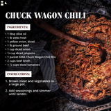 Four Sixes Chuck Wagon Chili Mix, Texas Style Seasoning Blend with a Hint of Heat, 1.25 Oz Packet