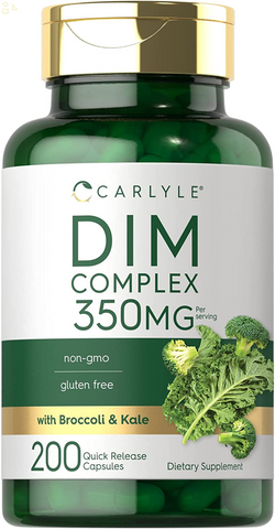 DIM Supplement | 350Mg | 200 Count | Vegetarian, Non-Gmo & Gluten Free Complex