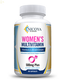 Women's Complete Multivitamin Boost Energy, Metabolism & Immune | Biotin, Vitamin A, C & E, Including Zinc & Vitamin B-1, B-2, B-6, B-12, Echinacea