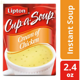 Lipton Cup-A-Soup Instant Soup for a Warm Cup of Soup Cream of Chicken Only 70 Calories per Serving 2.4 Oz 2 Envelopes souphold