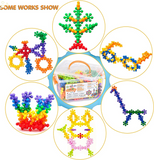 OFFERTOGO 300 Pieces Building Blocks Creativity Puzzle Toys for Preschool Kids Boys and Girls