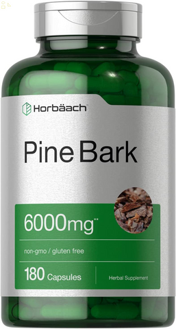 Pine Bark Extract 6000 Mg., 180 Capsules | High Potency Extract Formula