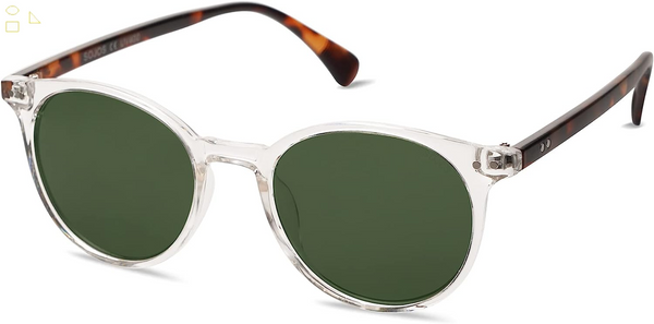 Small round Classic Polarized Sunglasses for Women Men Vintage Style UV400 Lens MAY SJ2113