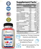 Family Multivitamin Gummy, Biotin, Vitamin A, C & E, Zinc & Vitamin B-12