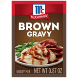 Mccormick No Artificial Flavors Brown Gravy Mix, 0.87 Oz Envelope