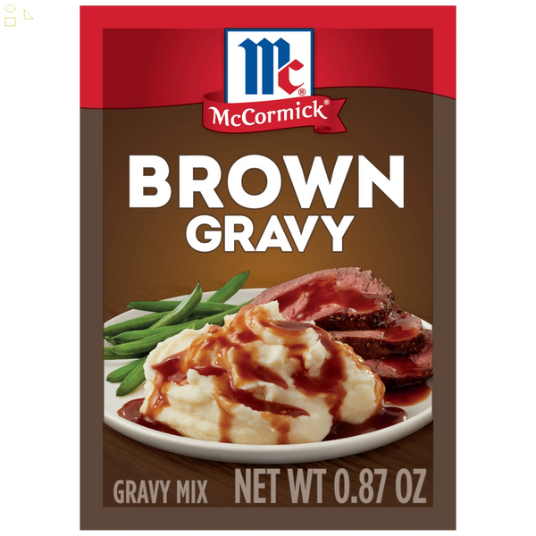 Mccormick No Artificial Flavors Brown Gravy Mix, 0.87 Oz Envelope
