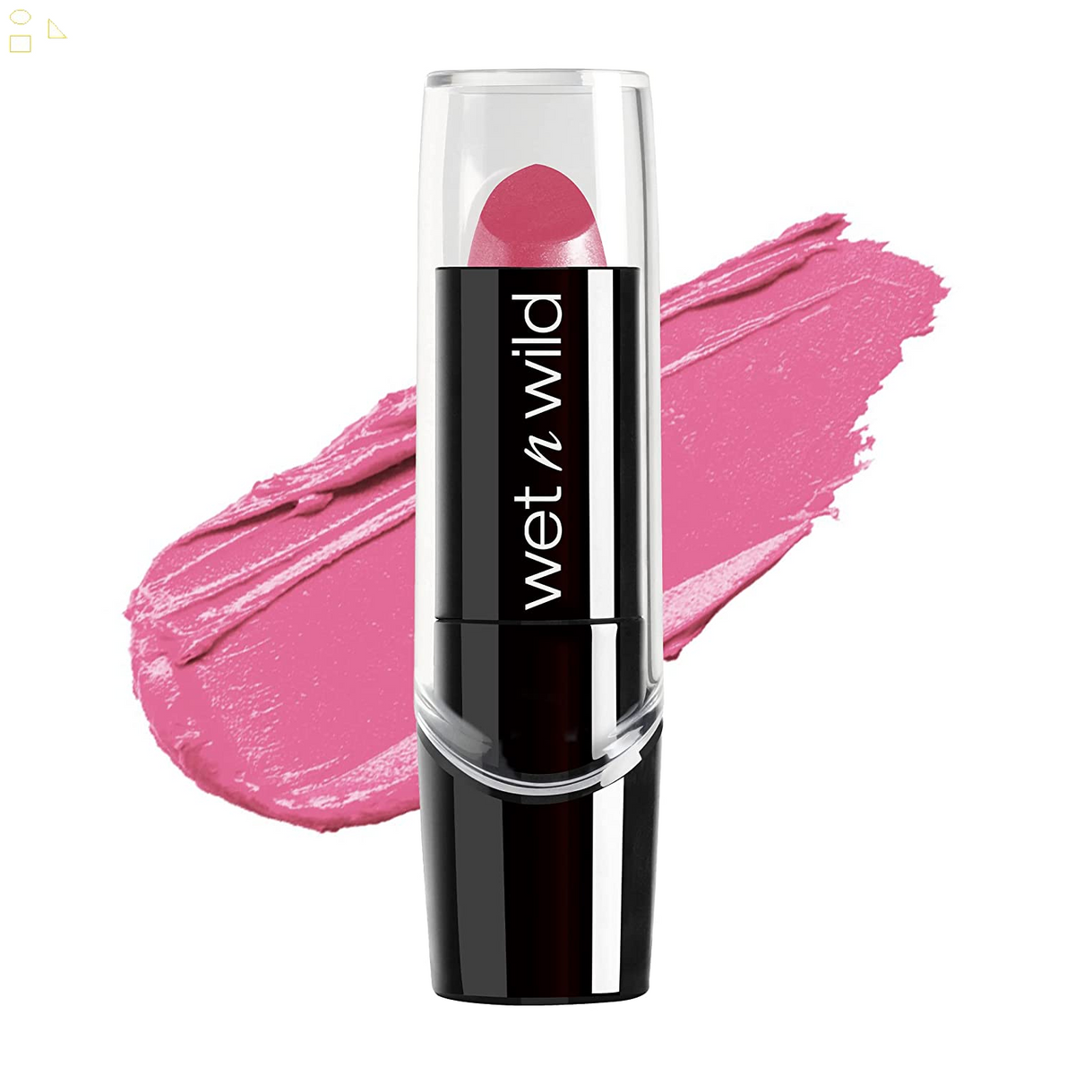 Wet N Wild Silk Finish Lipstick, Hydrating Rich Buildable Lip Color, Formulated with Vitamins AE, & Macadamia for Ultimate Hydration, Cruelty-Free & Vegan - Dark Pink Frost