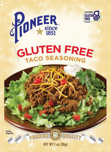 Pioneer Gluten Free Taco Seasoning - 1 Oz