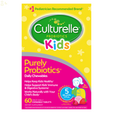 Culturelle Probiotic Kids Purely Probiotics, 60 Chewable Tablets