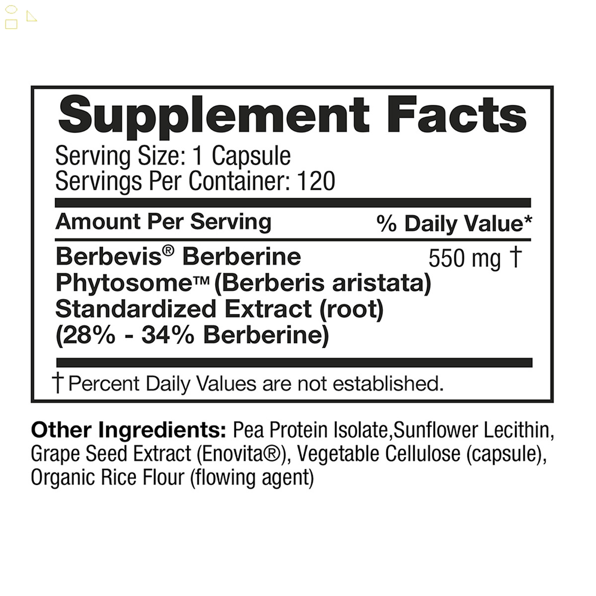 FEELGOOD Berberine Phytosome, 120 Vegan Capsules