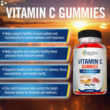 Vitamin C Immune Gummies W/ Zinc, & Echinacea, Immunity Booster, Heart Function