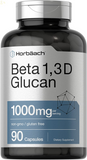 Beta Glucan 1 3D 1000 Mg | 90 Capsules | Beta 1,3, 1,6 D Glucan | Non-Gmo, Gluten Free Supplement | by