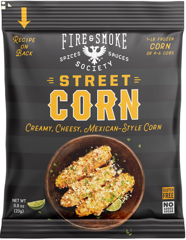 Fire & Smoke Corn Society Street Corn Elote Seasoning, 0.8 Ounce