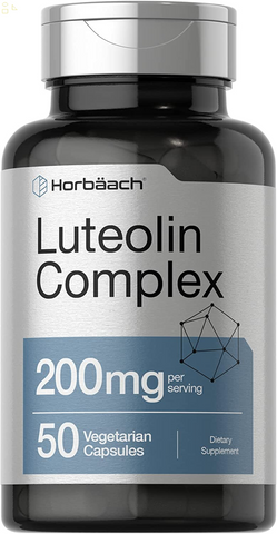 Luteolin Complex with Rutin | 50 Capsules | Vegetarian, Non-Gmo & Gluten Free Flavonoid Formula | by