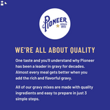 Pioneer Country Gravy Mix, 2.75 Oz